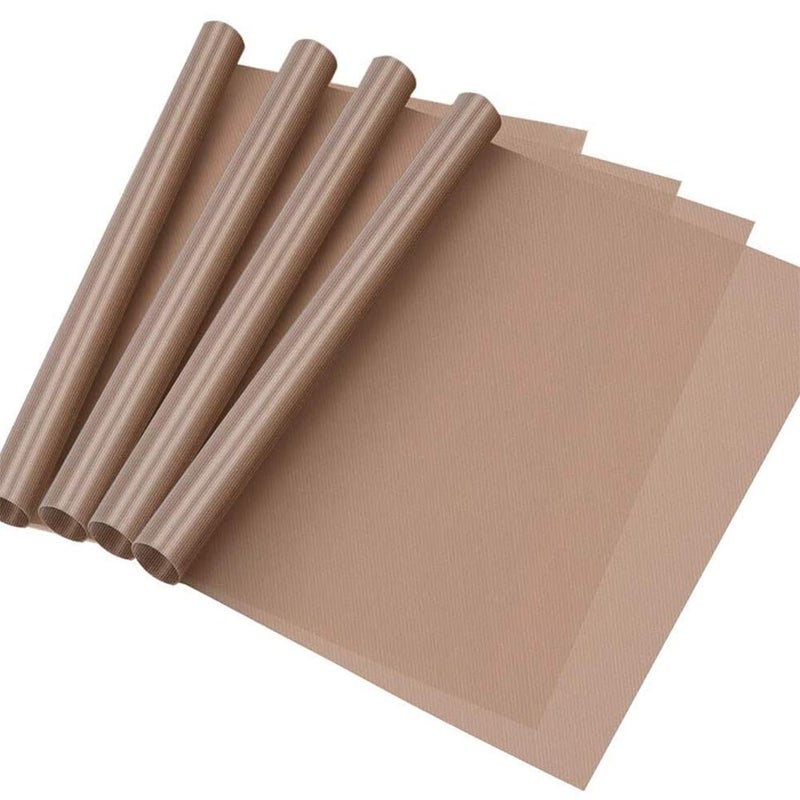Selizo 4 Pack Teflon Sheet for Heat Press, Non-Stick Craft Mat, Teflon Heat Transfer Press Sheet for T Shirt Press Machine (12" x 16") - Image 1
